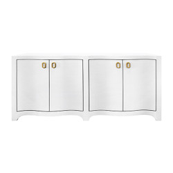 Worlds Away Miffy Buffet - White Linen