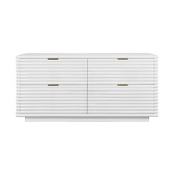 Worlds Away Ranger Chest - White Lacquer