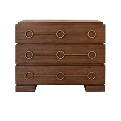 Worlds Away Roderick Chest - Provincial Brown Oak