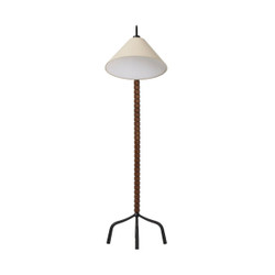 Amber Lewis x Four Hands Andy Floor Lamp - Warm Brown Oak