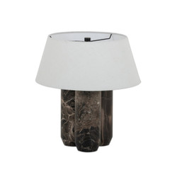 Amber Lewis x Four Hands Bremen Table Lamp - Rocky Brown Marble
