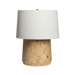 Amber Lewis x Four Hands Daxton Table Lamp - Light Mappa Burl