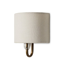 Amber Lewis x Four Hands Delina Sconce - Cream Linen