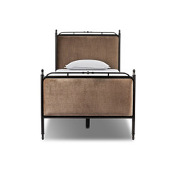 Amber Lewis x Four Hands Leyla Bed - Altair Mushroom - Twin