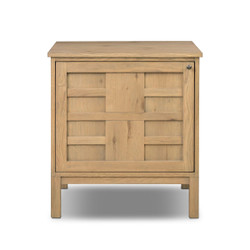 Four Hands Alessio Left Nightstand - Aged Natural Oak