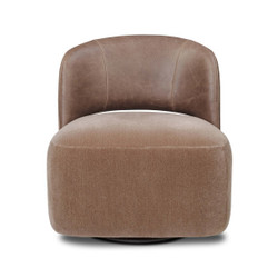 Four Hands Andrina Swivel Chair - Palermo Cigar
