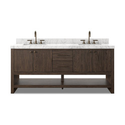 Four Hands Anthem Double Vanity - Satin Espresso Oak