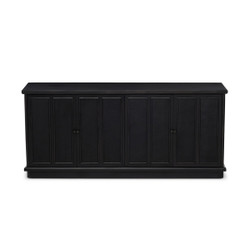 Four Hands Arnaud Sideboard - Black Paper Cane
