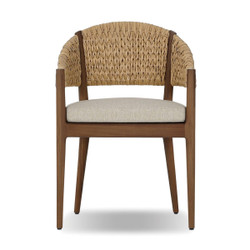 Four Hands Atwood Outdoor Dining Armchair - Coastal Weave