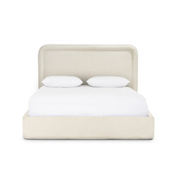 Four Hands Beckett Storage Bed - Crypton Nomad Snow - Queen