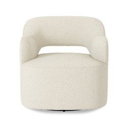 Four Hands Blythe Swivel Chair - Sheepskin Natural