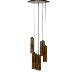 Four Hands Cristabel Chandelier - Brown Cast Glass