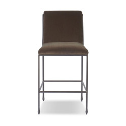 Four Hands Decker Stool - Surrey Mink - Counter