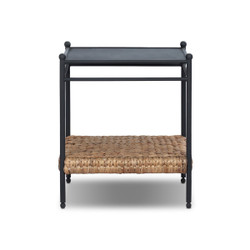 Four Hands Evanne End Table - Natural Kipas Weave Water Hyacinth