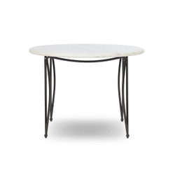 Four Hands Idalia Outdoor Dining Table - 42" - White Marble