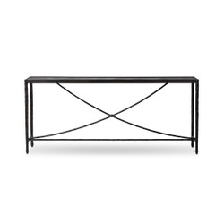 Four Hands Jade Console Table - Hammered Bronze