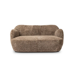 Four Hands Julius Sofa - 60" - Taupe Shearling