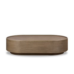 Four Hands Kafta Coffee Table - Warm Natural Flat Oak Water - based