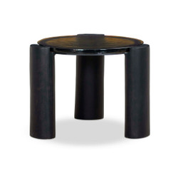Four Hands Rover Nesting Table - Small - Amber Cast Glass