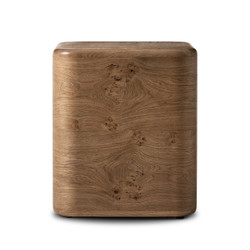 Four Hands Talessi End Table - Wheat Medium Burl Oak