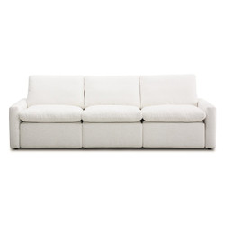 Four Hands Tillery Power Recliner 3PC Sectional - 111" - Crypton Nomad Snow