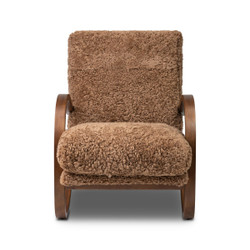 Four Hands Tobin Chair - Amber Shearling