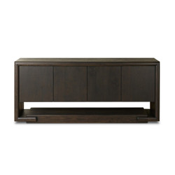 Four Hands Zaki Sideboard - Smoked Black Veneer