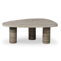 Four Hands Zion Coffee Table - Small Table - Antique White Marble