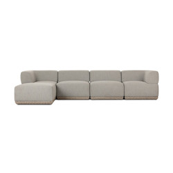 Four Hands Eros Accent Bench - Sandhill Cocoa