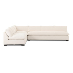 Four Hands Grant 3 PC Sectional - Crypton Nomad Snow