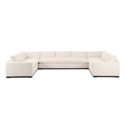 Four Hands Grant 3PC Sectional - 134" - Crypton Nomad Snow