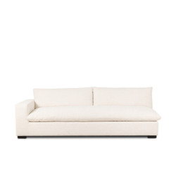 Four Hands Grant Armless Sofa - 94" - Crypton Nomad Snow