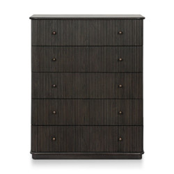 Four Hands Ona Media Console - Smoked Black Mindi