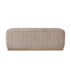 Four Hands Serena Accent Bench - 55" - Crypton Nomad Snow
