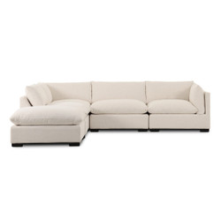 Four Hands Westwood 3PC Sectional - 117" - Crypton Nomad Snow