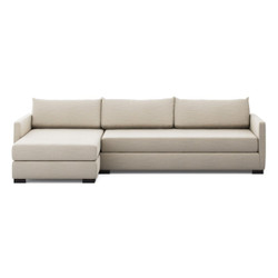 Four Hands Wickham 2PC LAF Sec w/ Storage Chaise - Savoy Coffee