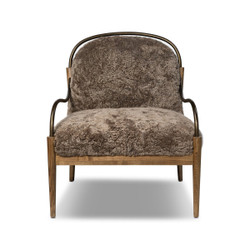 Amber Lewis x Four Hands Demi Chair - Taupe Shearling