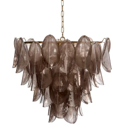 Jamie Young Magnolia 10-Light Quartz Glass Chandelier