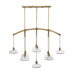 Jamie Young Reservoir 9-Light Blown Glass Chandelier