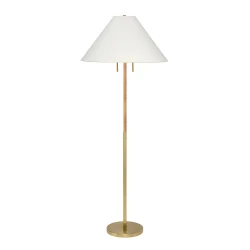 Jamie Young Harrison Rattan Floor Lamp - Natural