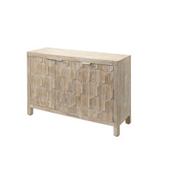 Jamie Young Juniper Three-Door Wood Cabinet