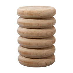 Jamie Young Mojave Wood Side Table