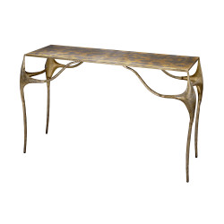 Jamie Young Persephone Iron Console Table - Gold