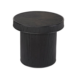 Jamie Young Taylor Bamboo Side Accent Table - Black