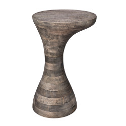 Jamie Young Toadstool Wood Drink Table - Grey Wash