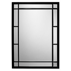 Jamie Young Chelsea Iron Rectangle Wall Mirror - Black