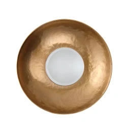 Jamie Young Theia Iron Round Wall Mirror