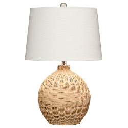 Jamie Young Cape Rattan Table Lamp - Natural