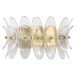 Jamie Young Coronet 1-Light Wall Sconce - Clear