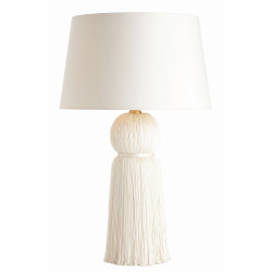 Tassel Lamp - Ivory Tassel